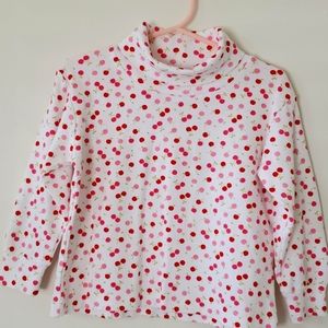 Little English Cherry Turtle Neck 3T